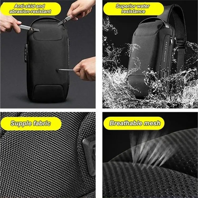 BOLSO MOCHILA ANTIROBO ¡CON CARGA USB!